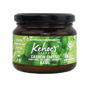 Kehoe’s Kitchen Vegan Cashew Cheese Basil 250g
